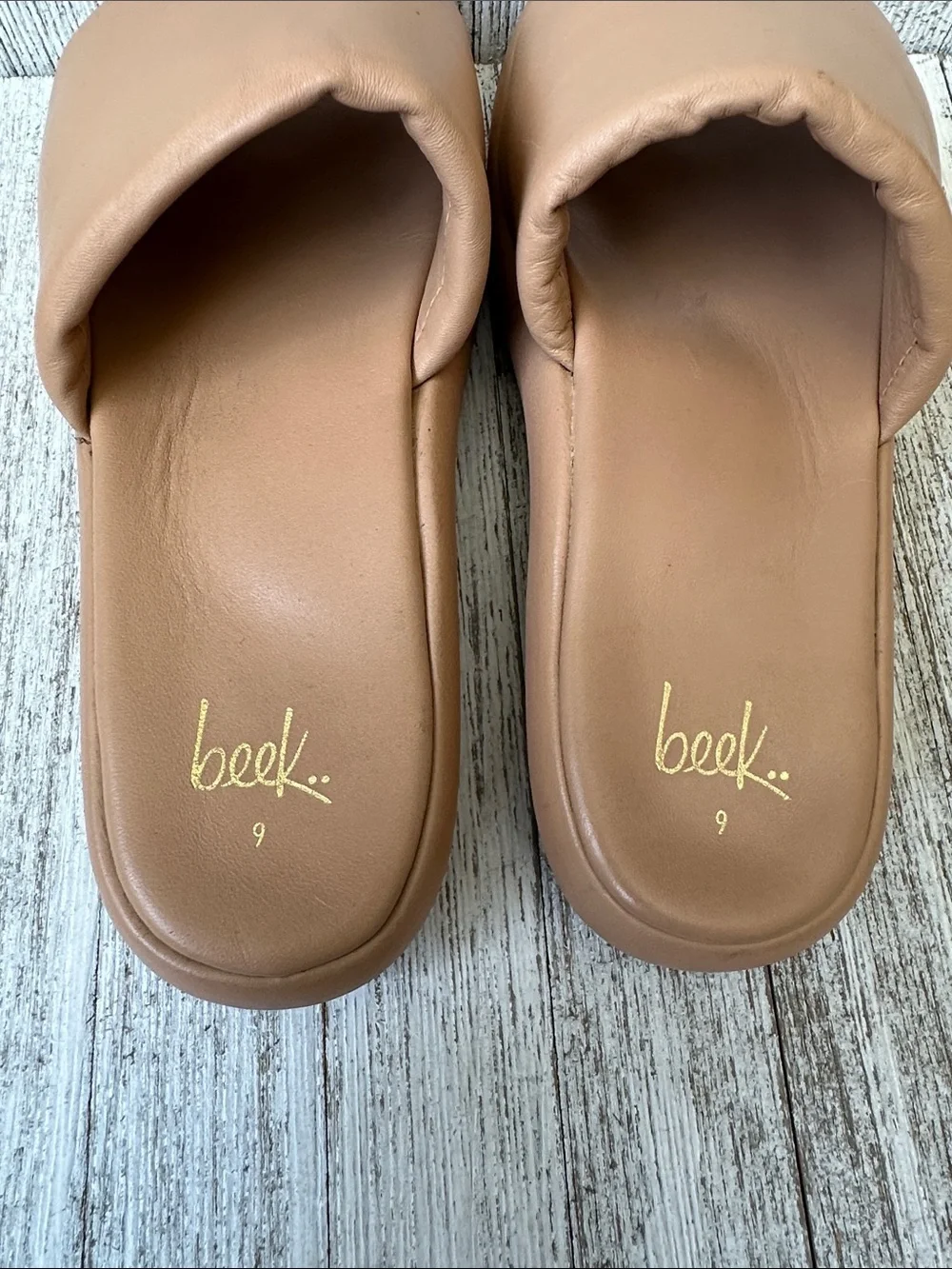 beek Trumpeter Platform Slide Sandal